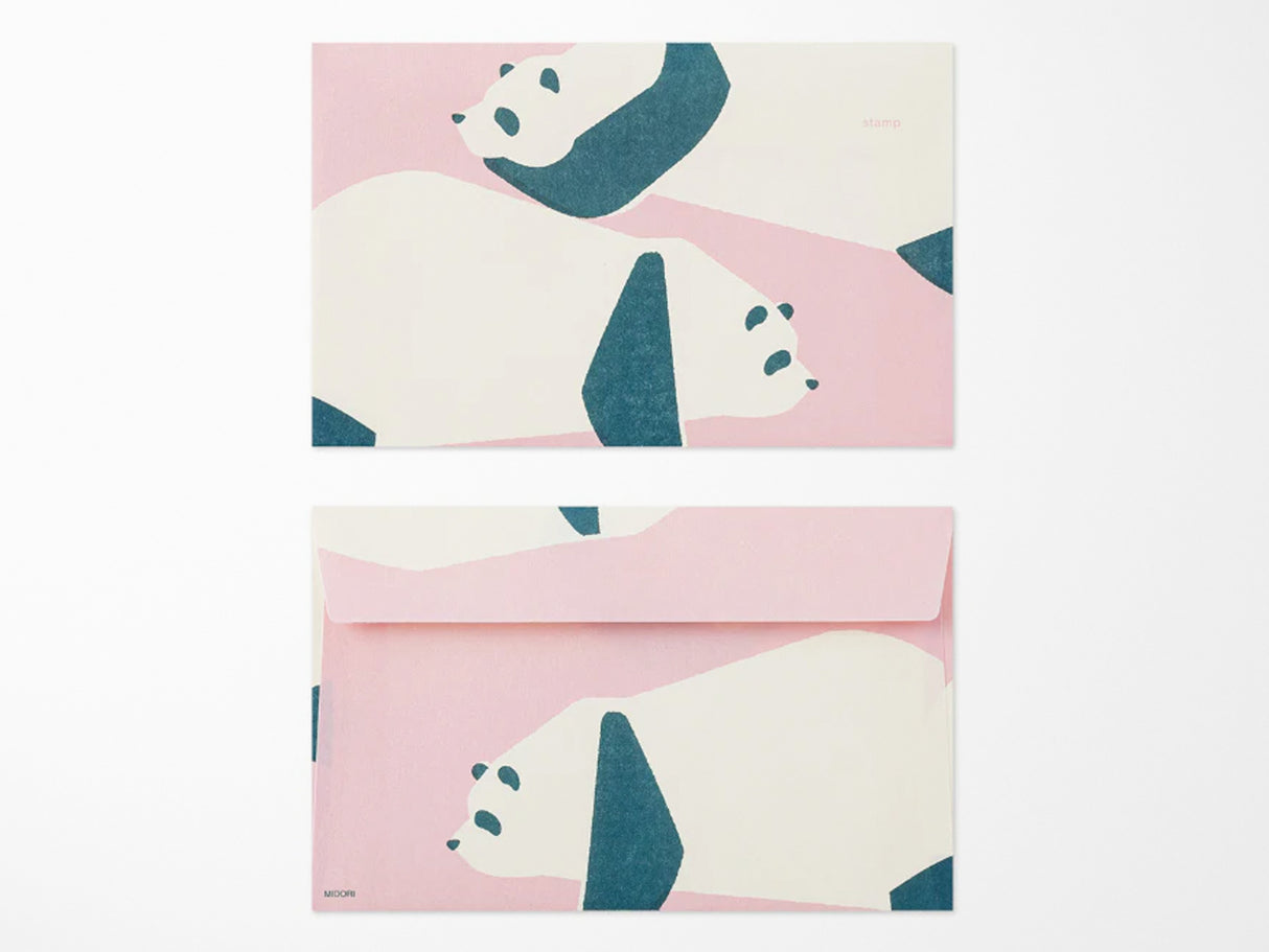 Kimagure Panda Letter Envelopes