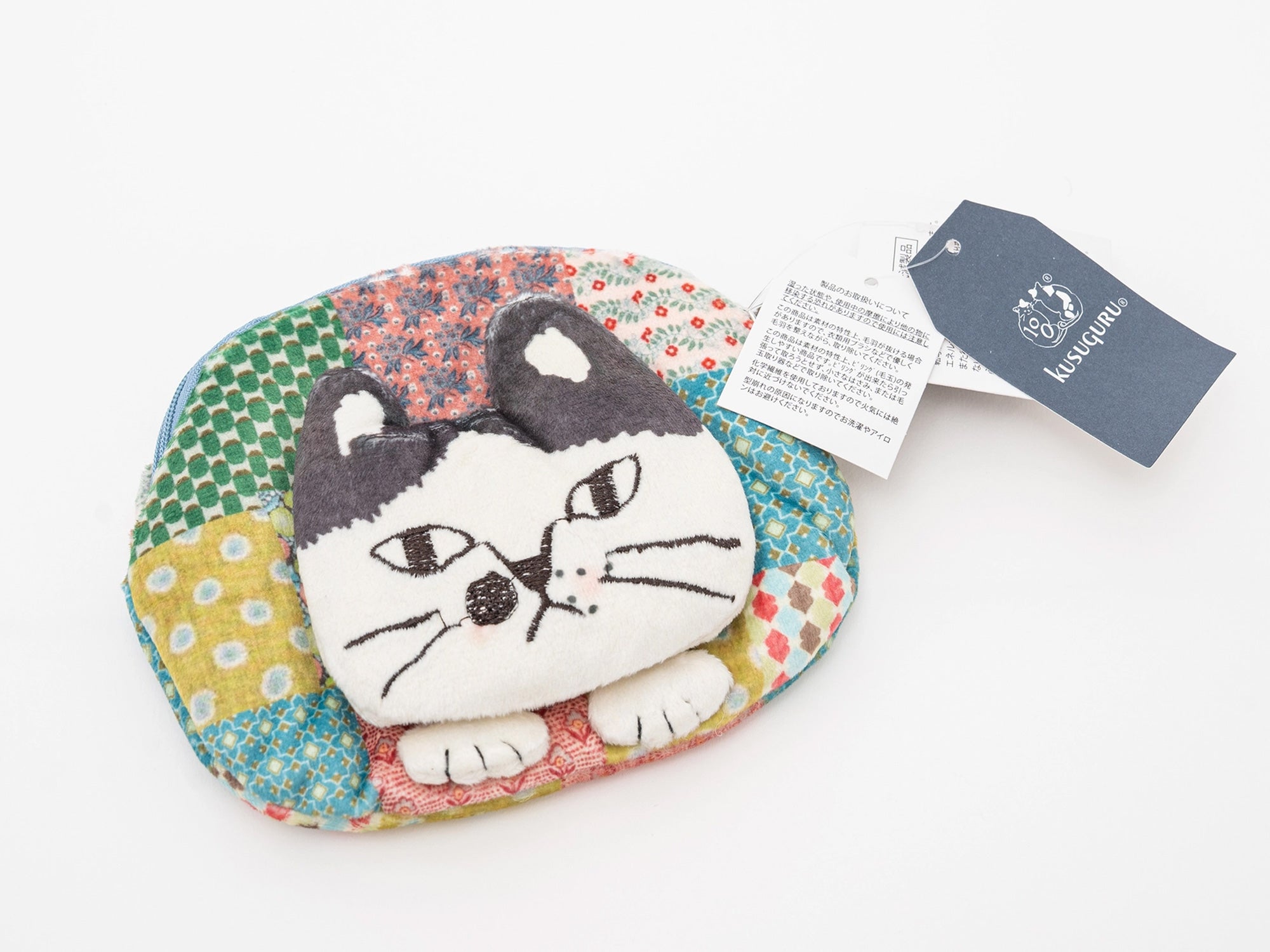 Kusuguru Japan Patchwork Cat Face Coin Pouch – Jenni Bick Custom