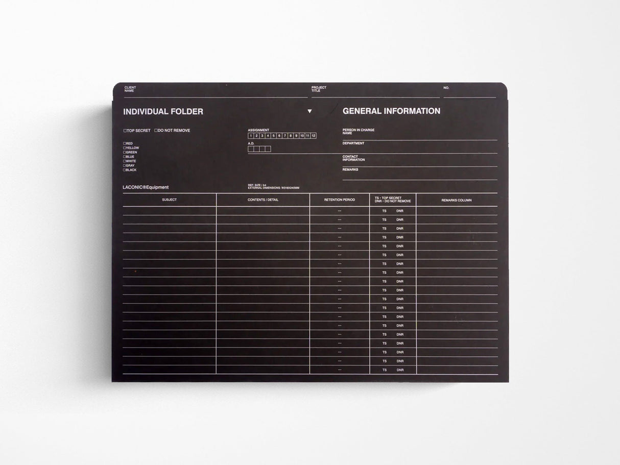 Laconic Individual Folder - A4