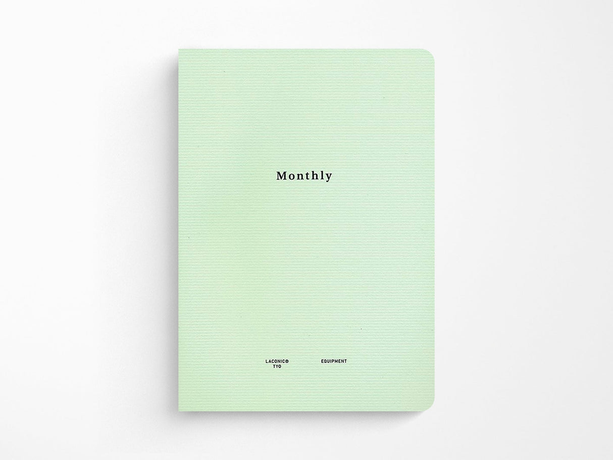 Laconic Style Notebook - Monthly