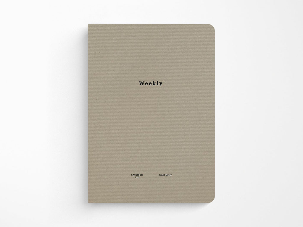 Laconic Style Notebook - Weekly