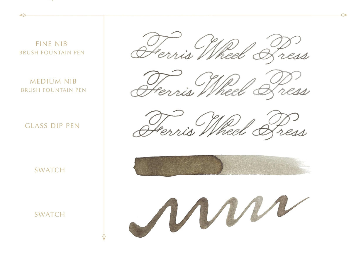 Leadcast Letters Fountain Pen Ink