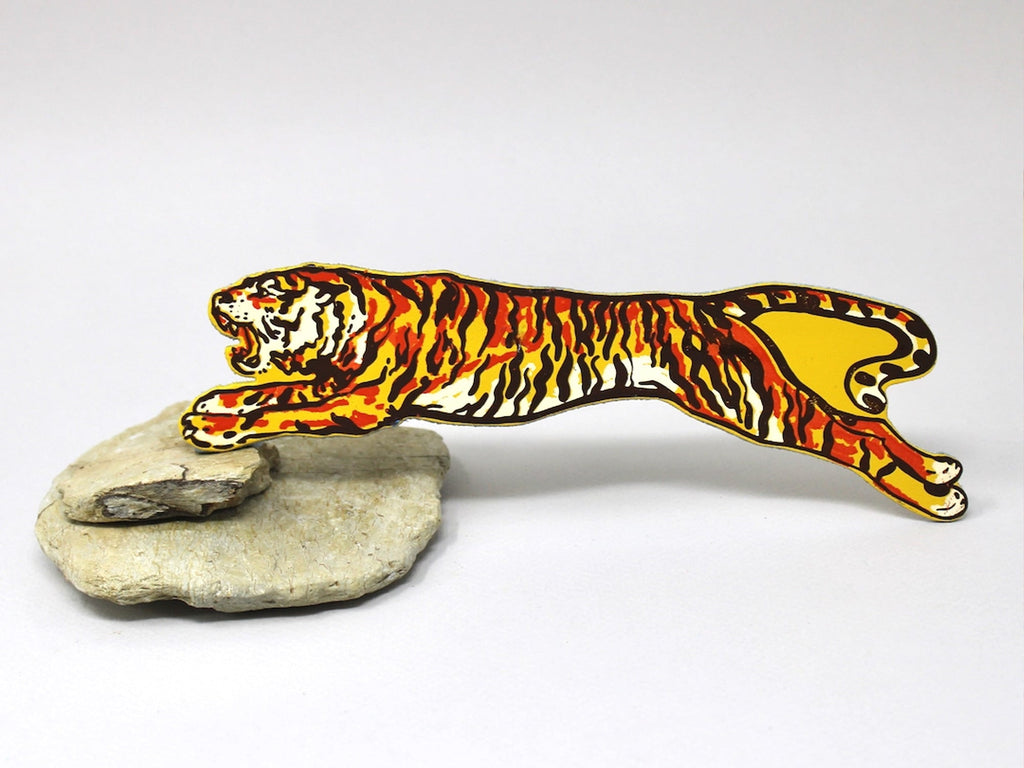 Leather Tiger Bookmark