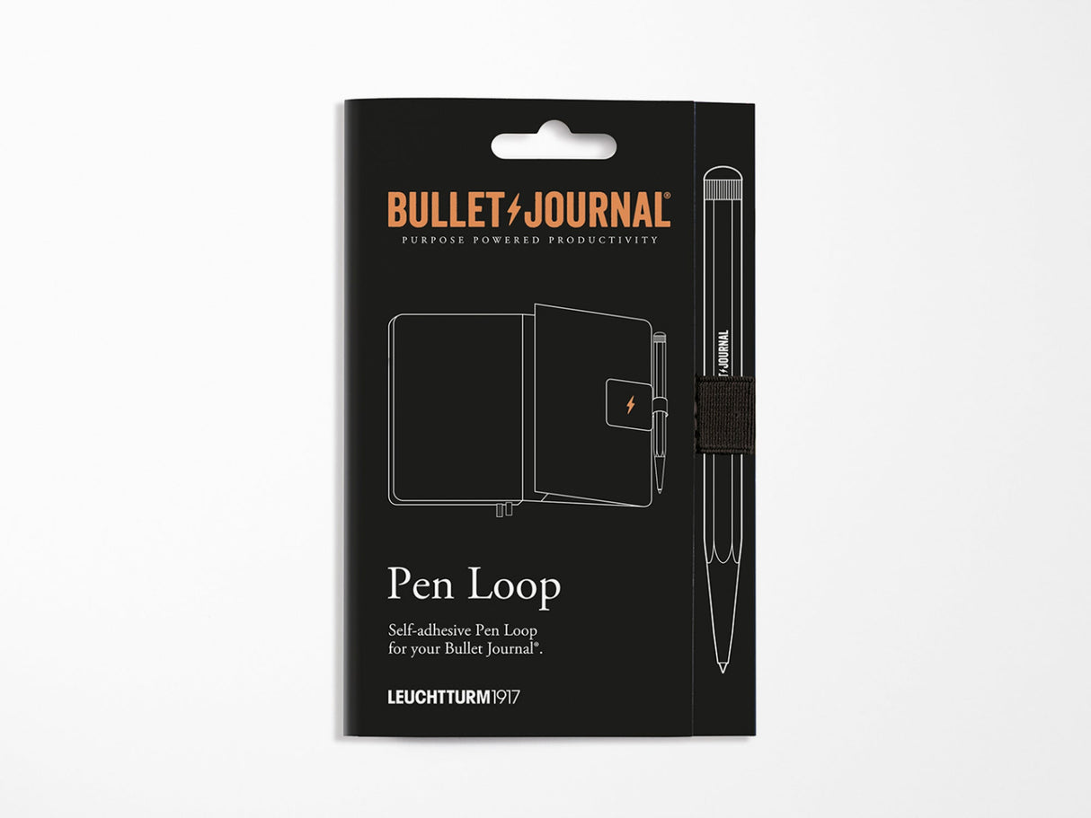 Leuchtturm 1917 Black Bullet Journal Pen Loop