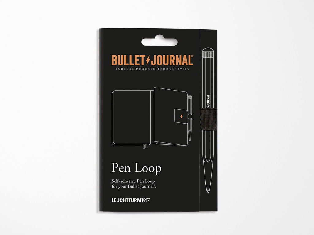 Leuchtturm 1917 Black Bullet Journal Pen Loop