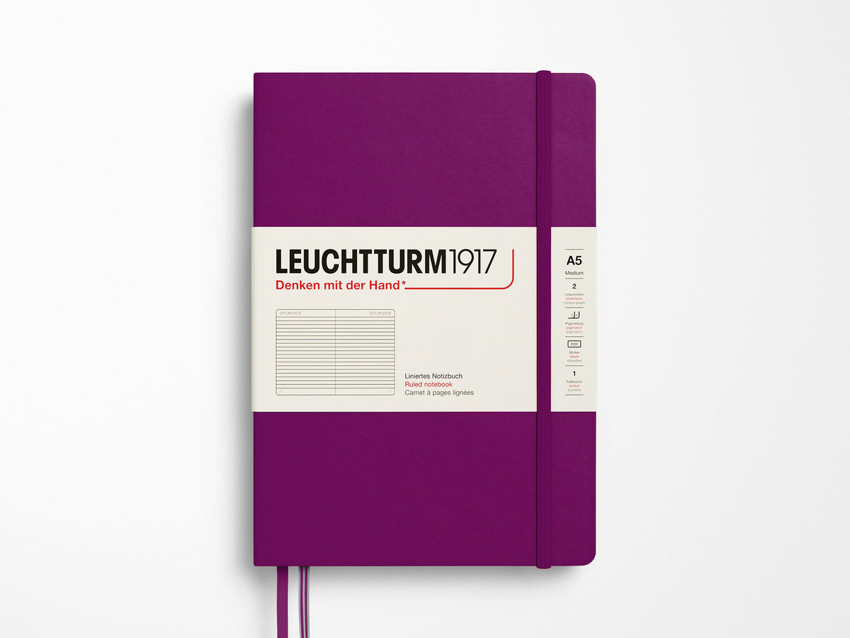 Leuchtturm 1917 Soft Cover Notebook - Burgundy