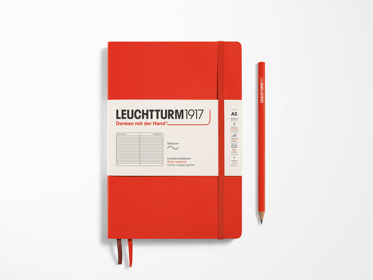 Leuchtturm 1917 Soft Cover Notebook - Lobster