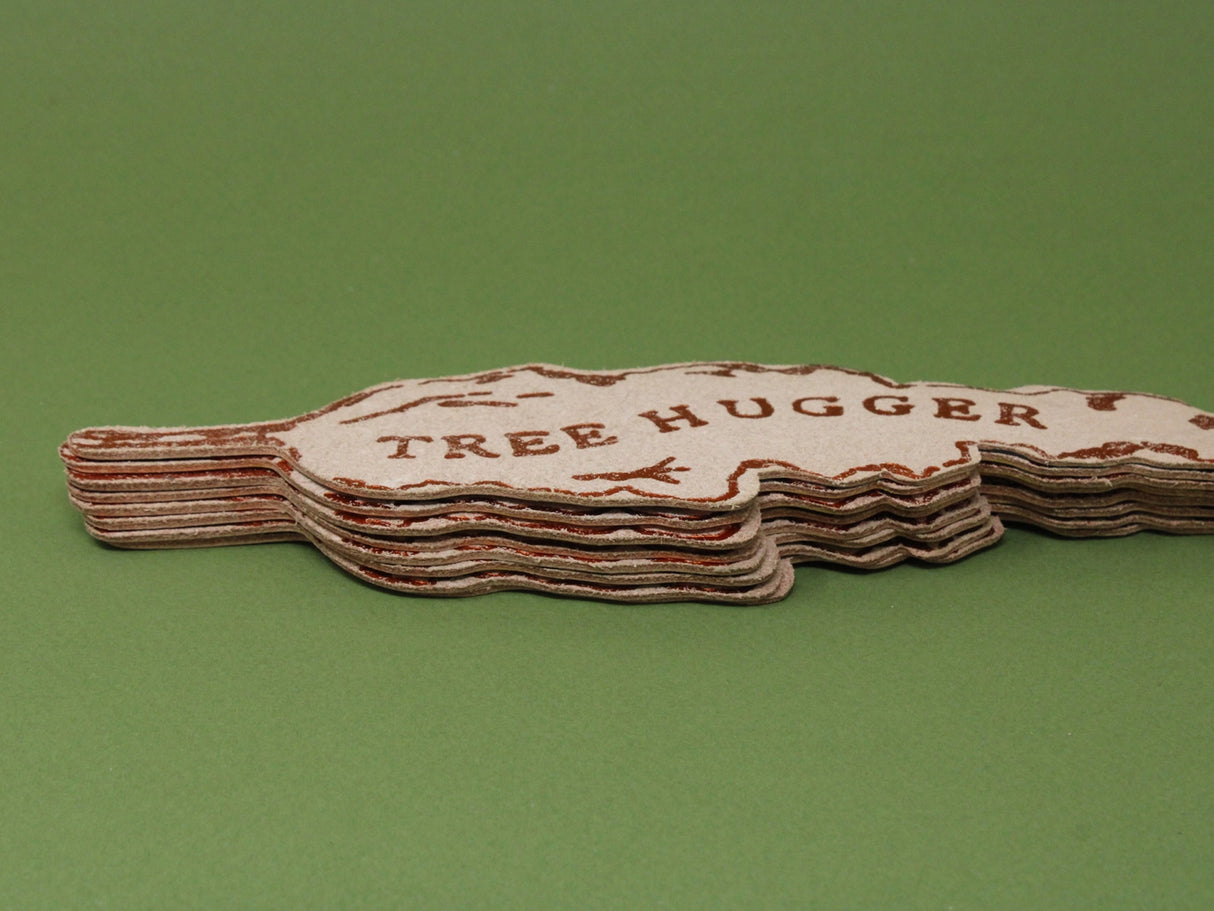 Leather Tree Hugger Bookmark