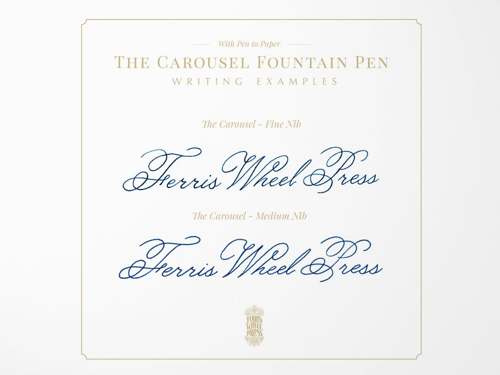 Limited Edition Aluminum Carousel Fountain Pen - Aurorealis
