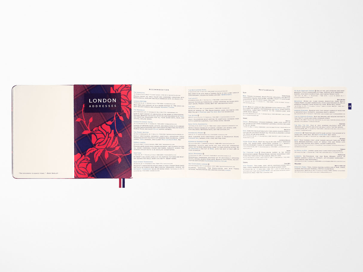 London Travel Guide LUXE x Moleskine