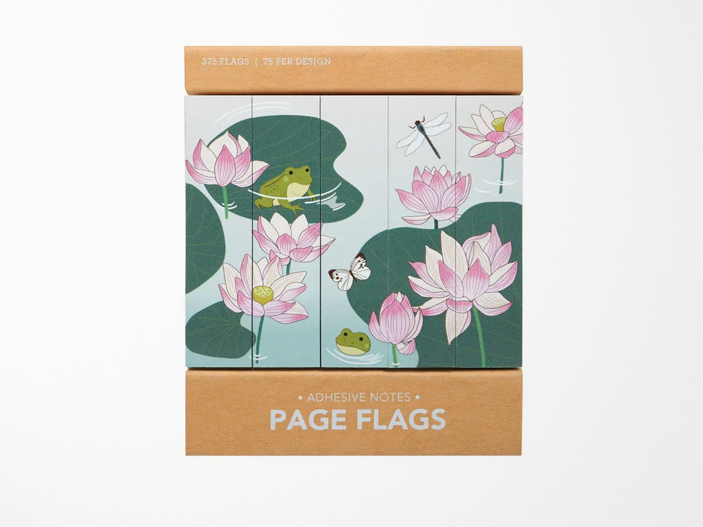 Lotus Frogs Page Flags