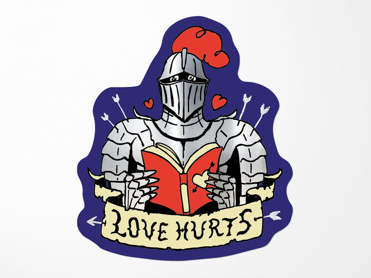 Love Hurts Vinyl Sticker