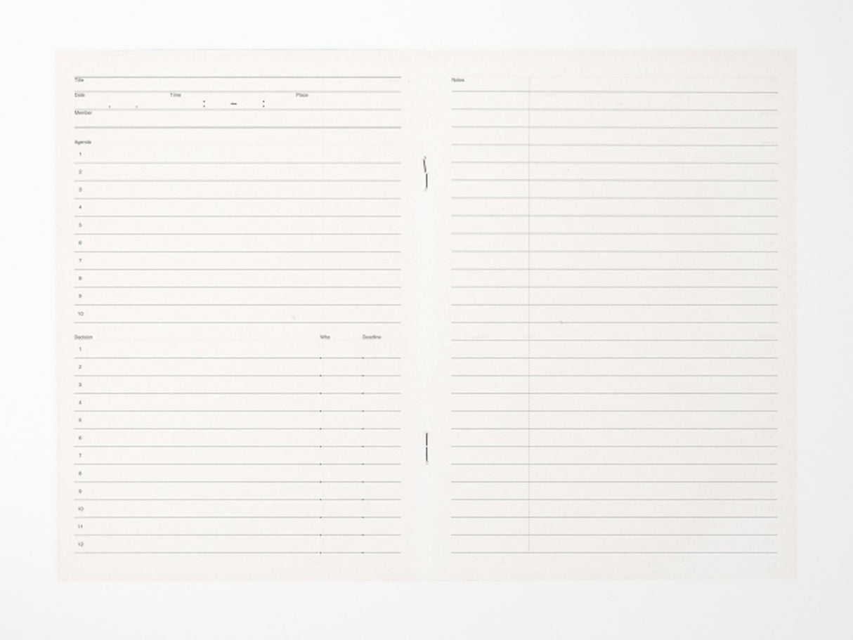 Luddite A5 Notebook - Meeting Book