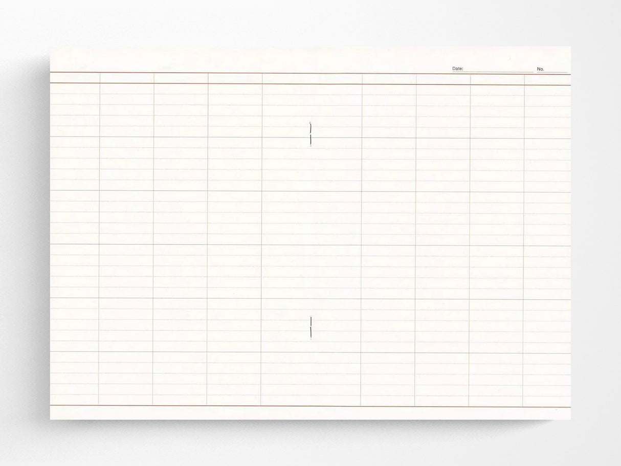 Luddite A5 Notebook - Spreadsheet