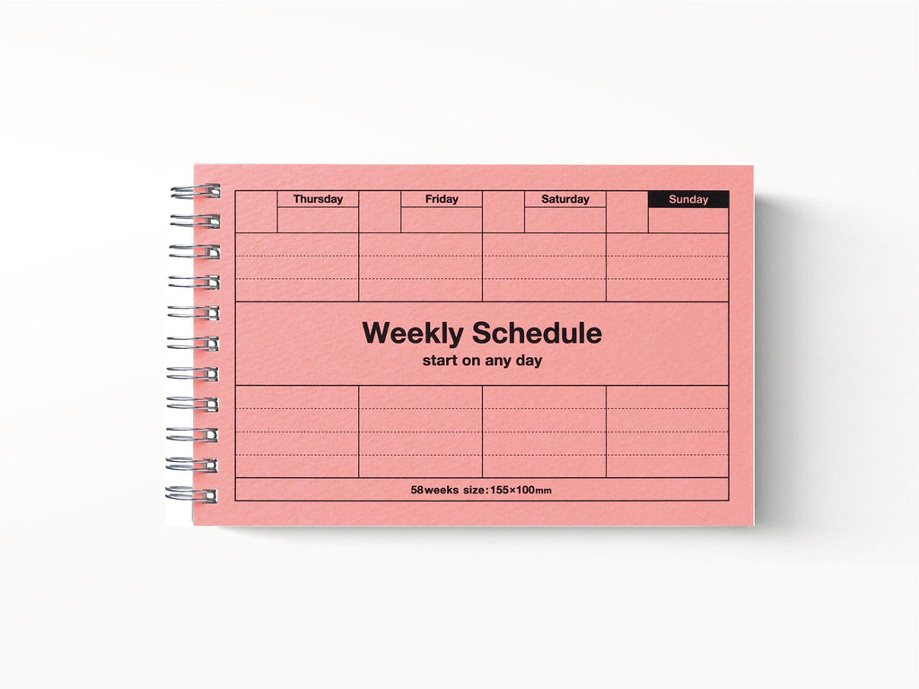 Mark's Dayfree Undated Weekly Schedule