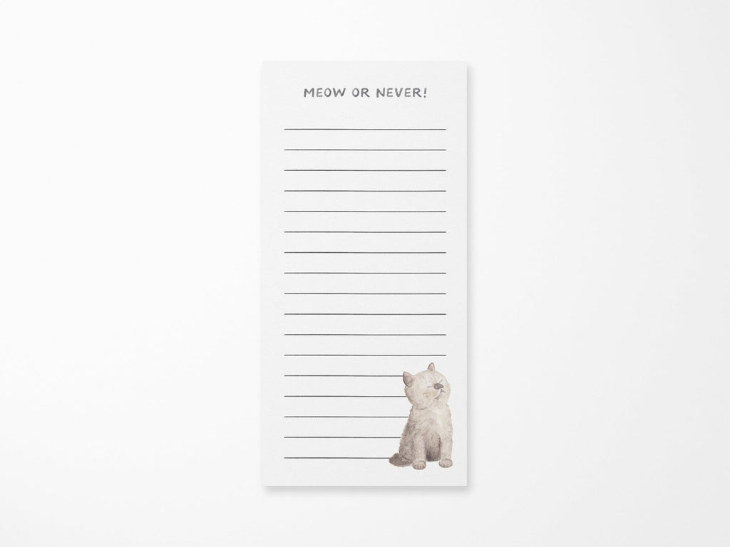 Meow or Never Notepad
