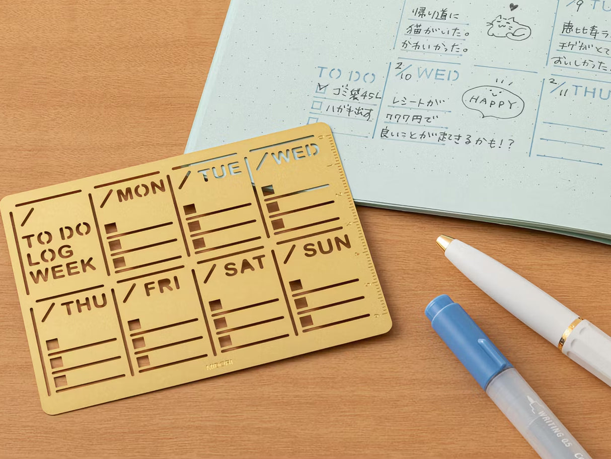 Midori Diary Template - Weekly Block