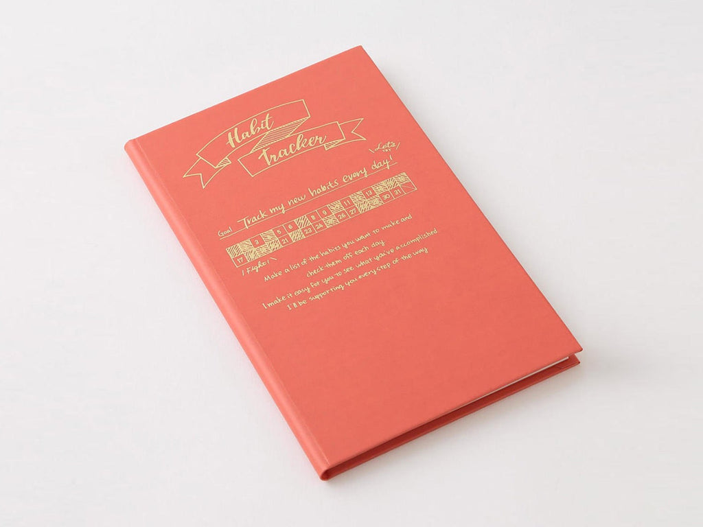 Midori Habit Tracker Diary - Pink