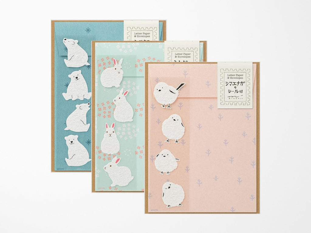 Midori Letter Set with Stickers