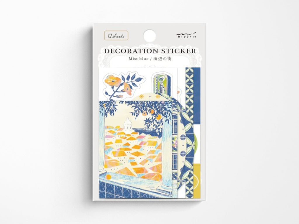 Midori Picture Book Stickers - Blue