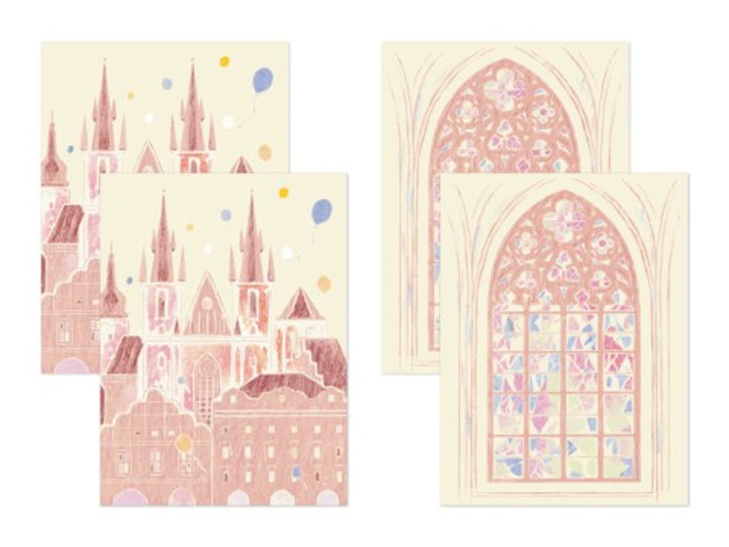 Midori Picture Book Stickers - Pink