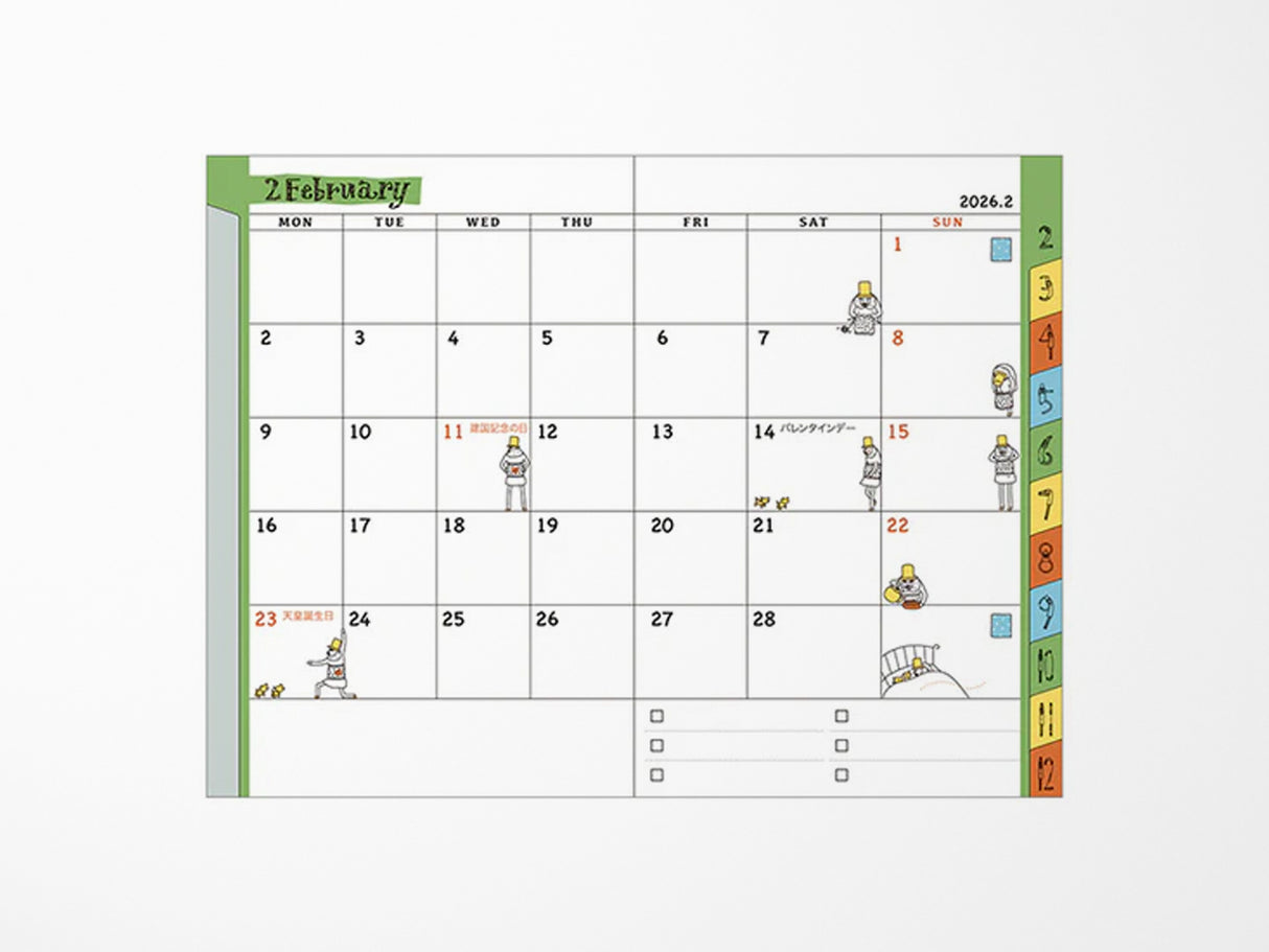 Midori Pocket Diary 2026 Mini - Ojisan