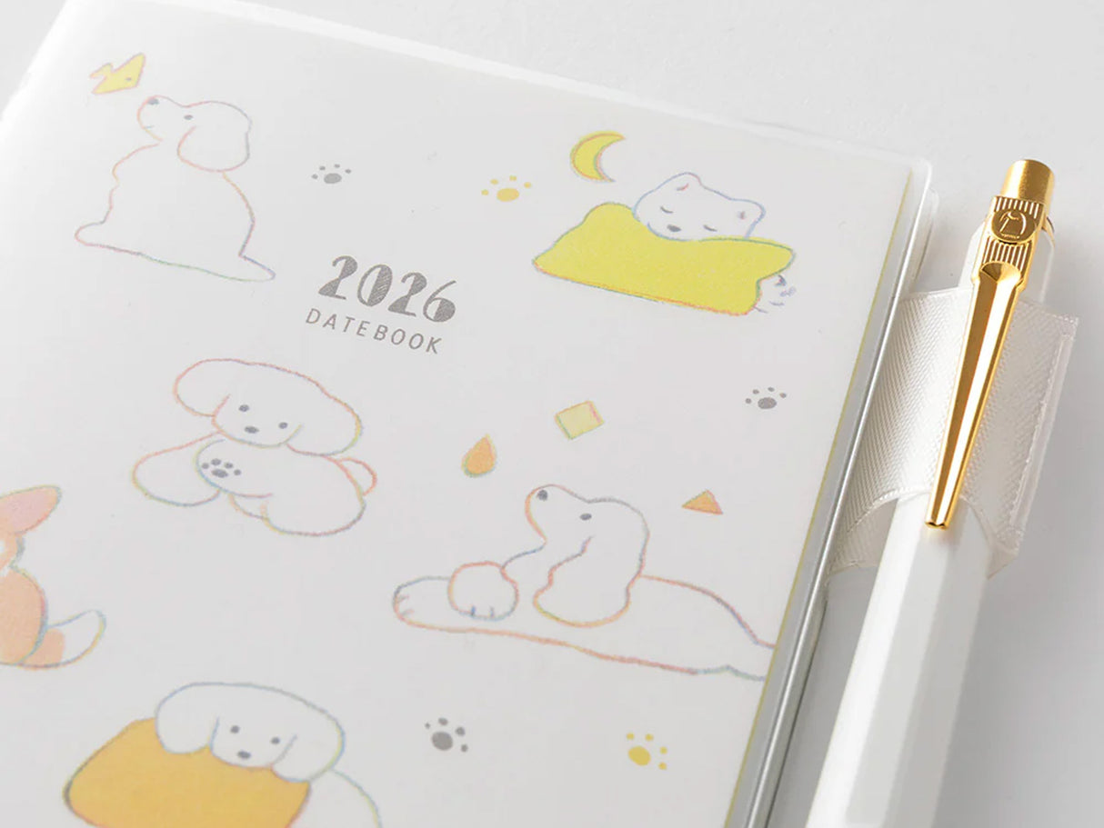 Midori Pocket Diary 2026 Slim - Dog