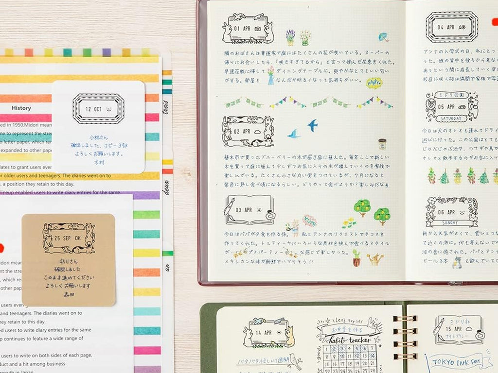 Midori Rotating Date Stamp - Stationery