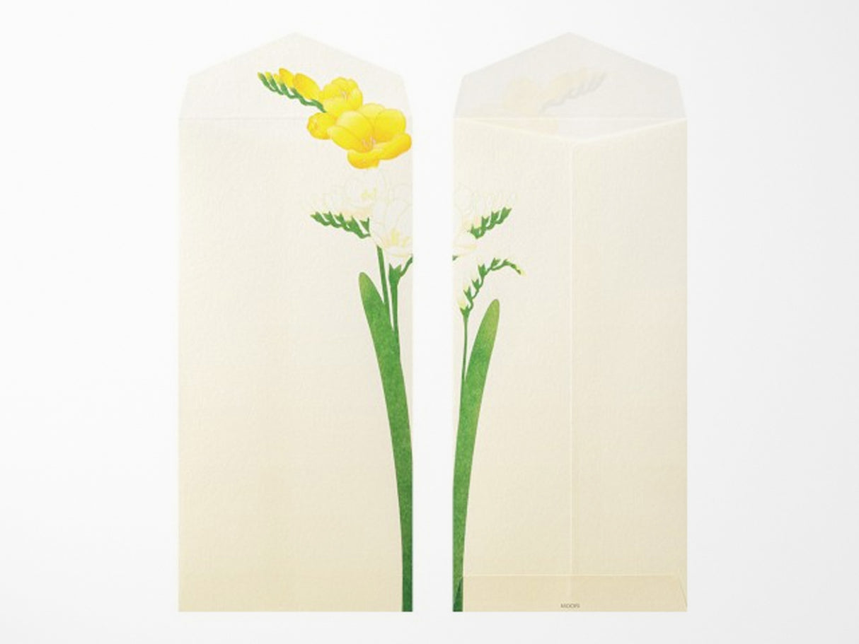 Midori Seasonal Envelopes - 158 Spring Flowers Four Designs