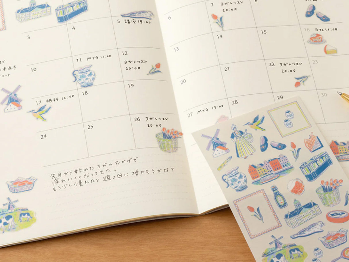 Midori Stickers - Dutch Motifs