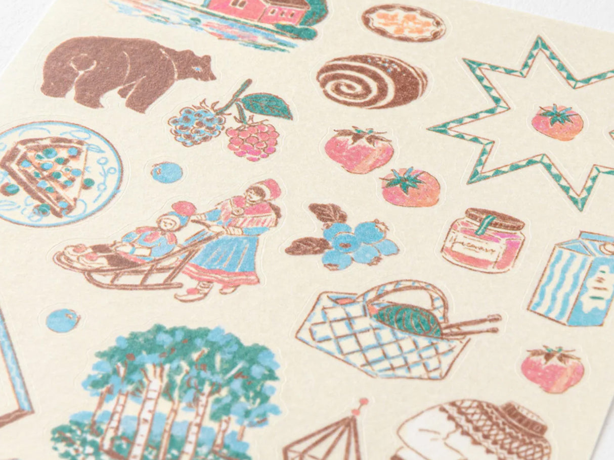 Midori Stickers - Finnish Motifs