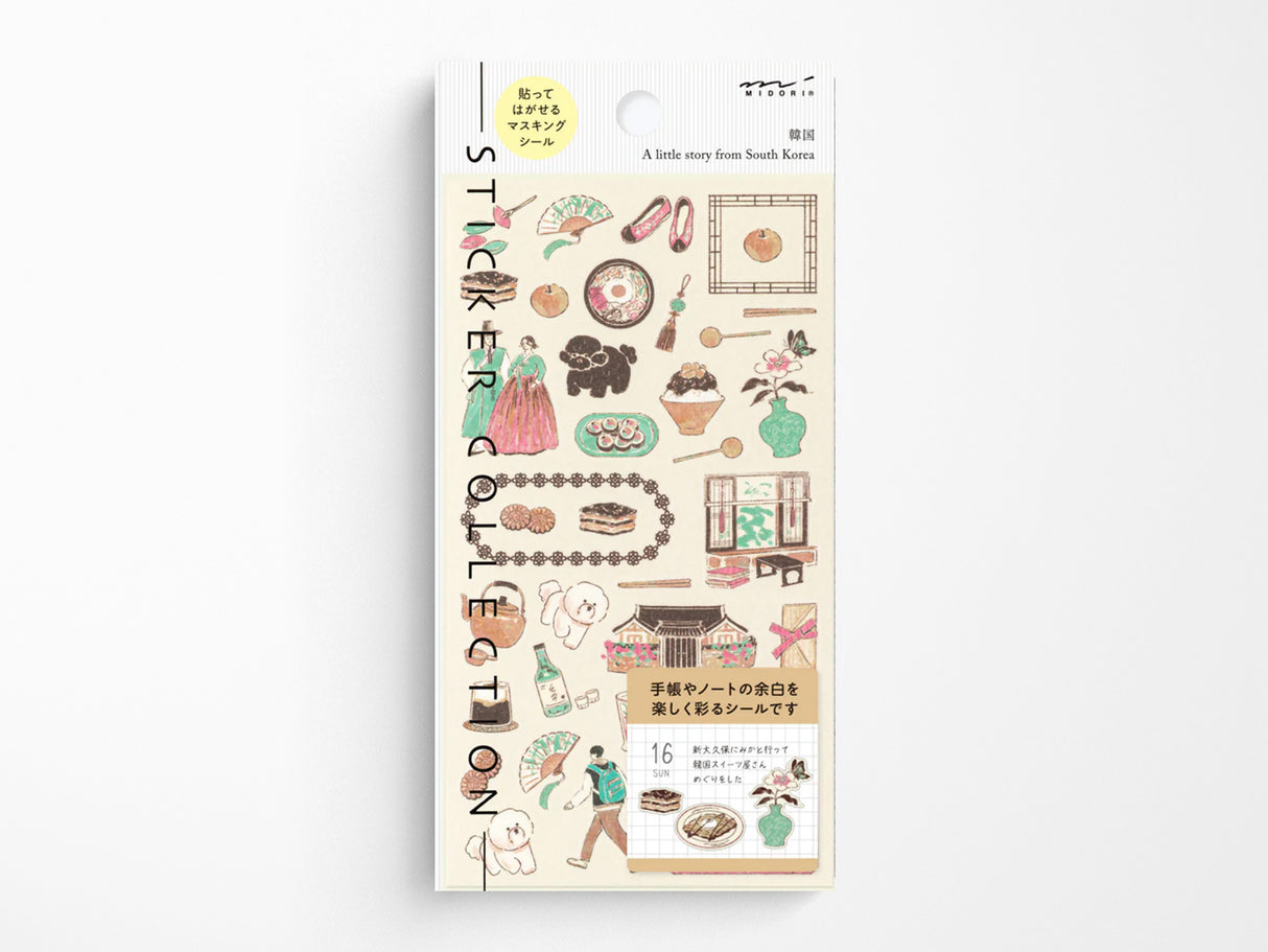 Midori Stickers - Korean Motifs