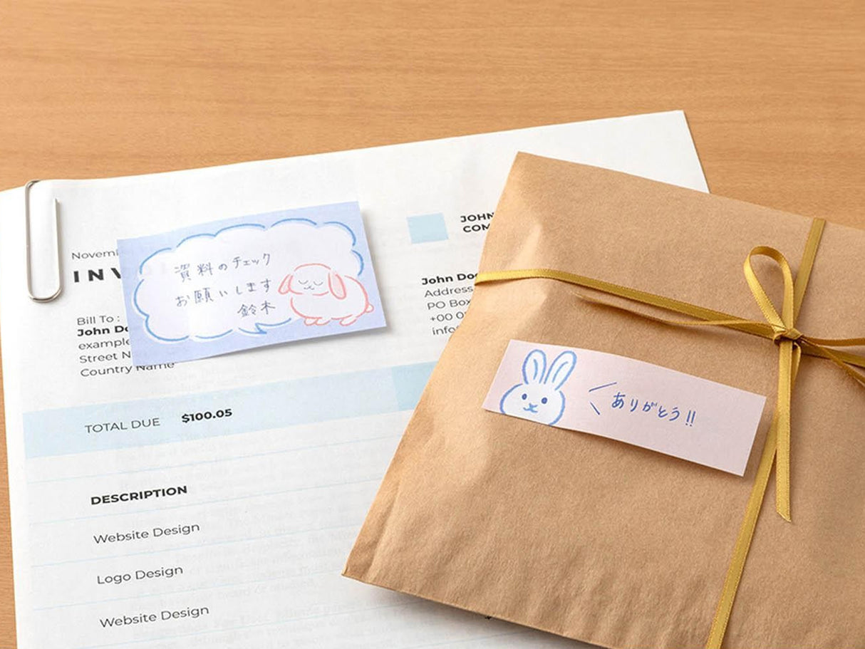 Midori Sticky Notes - Drawing Rabbit