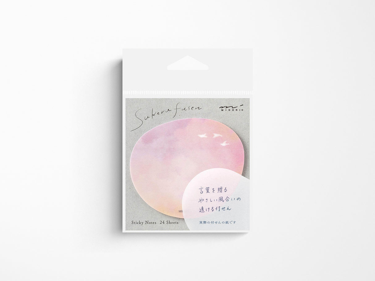 Midori Sticky Notes - Transparent Sunset