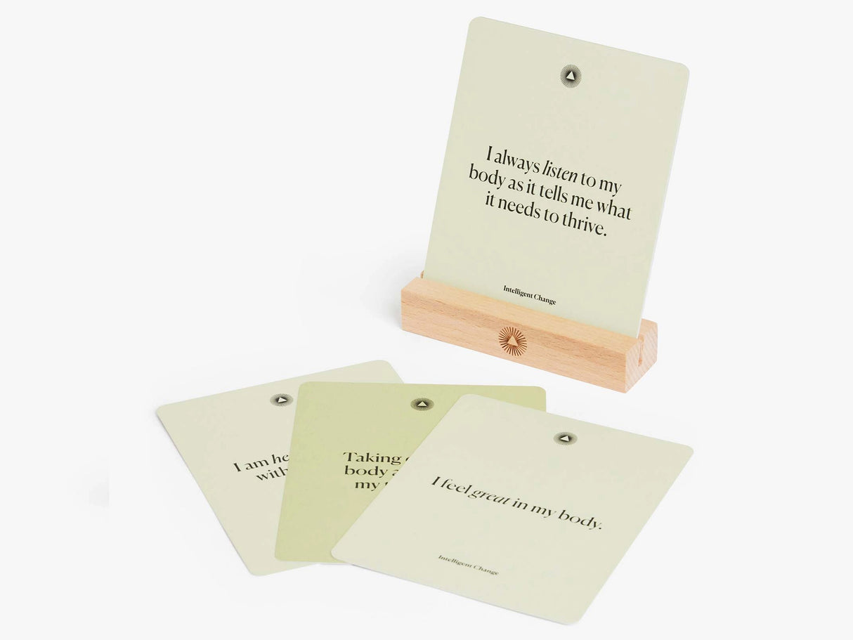 Mindful Affirmations Display Card Deck - Health and Well-being