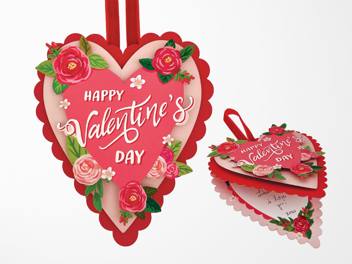 Mini Valentine Pop Up Heart Card