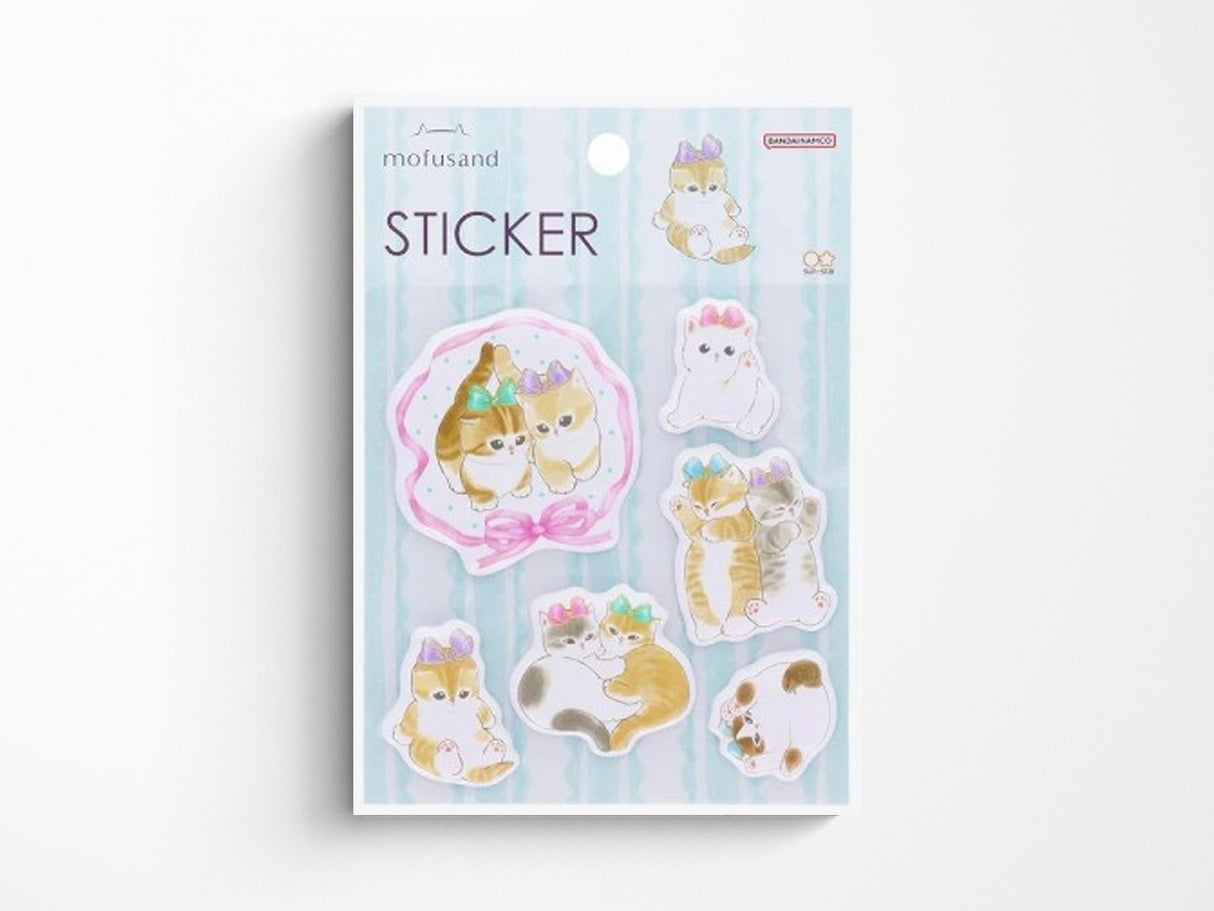 Mofusand Sticker Set - Ribbon
