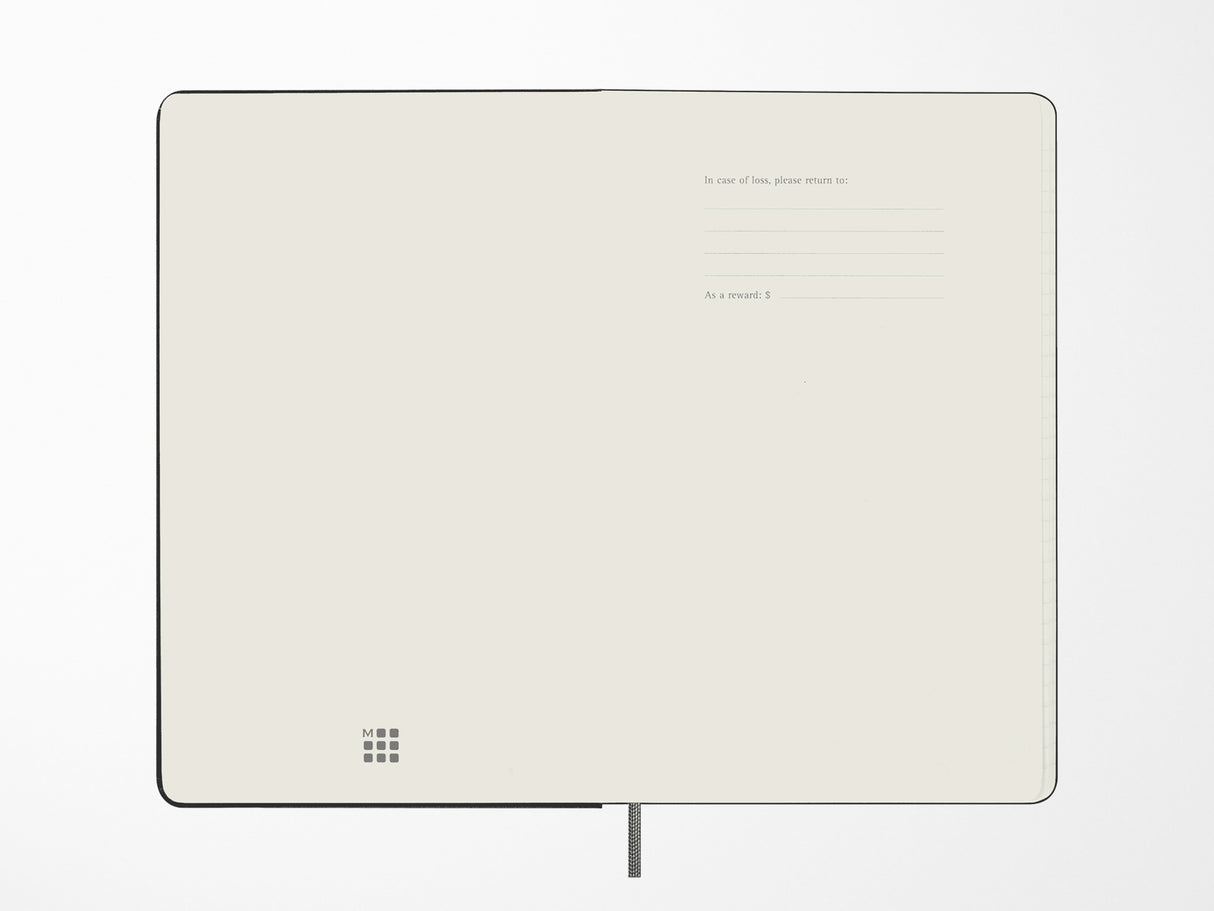 Moleskine 12 Month Weekly UNDATED Planner - BLACK Hardcover