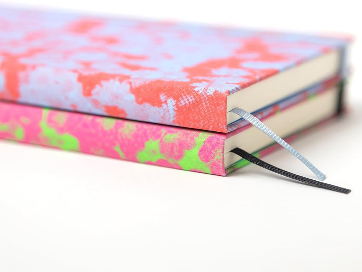 Moleskine Fluorescent Floral Limited Edition Notebook - Red & Lavender