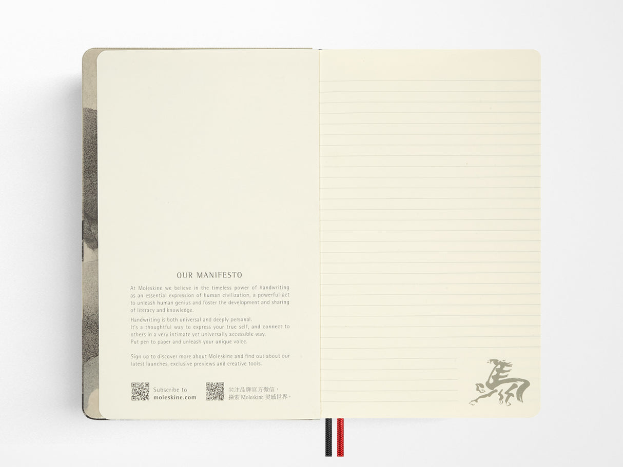 Moleskine Limited Edition Year of the Horse Notebook, White Fire Horse