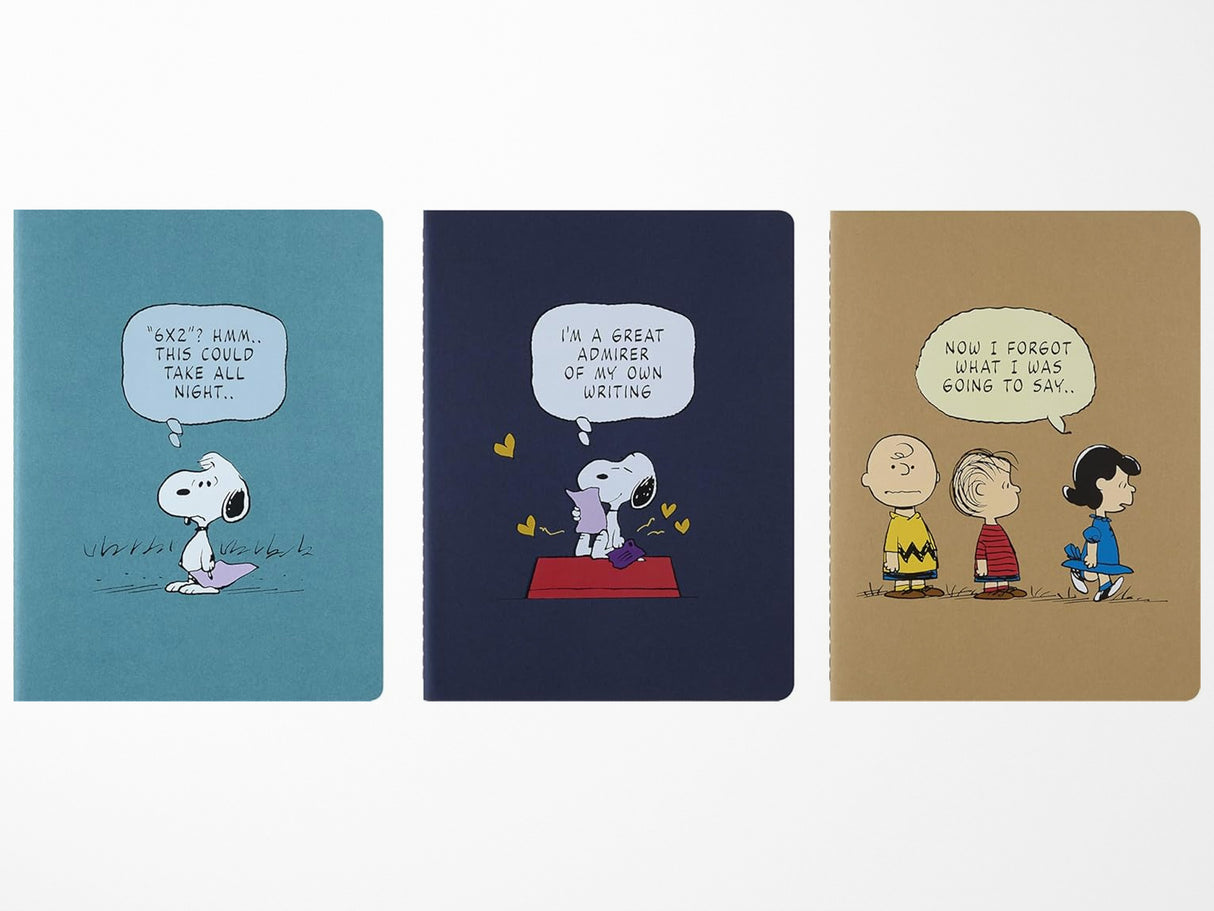 Moleskine Peanuts Limited Edition Cahier Journals - Set of 3