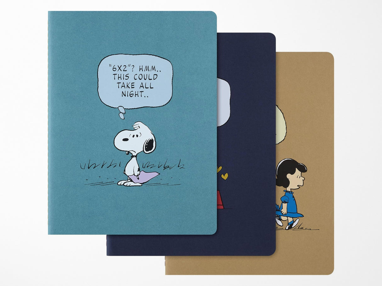Moleskine Peanuts Limited Edition Cahier Journals - Set of 3