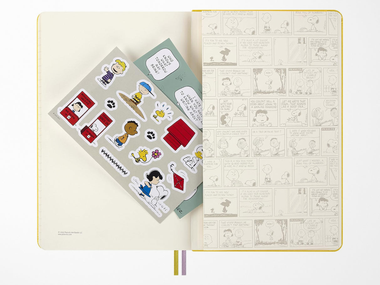 Moleskine Peanuts Limited Edition Notebook - Yellow Peppermint Patty