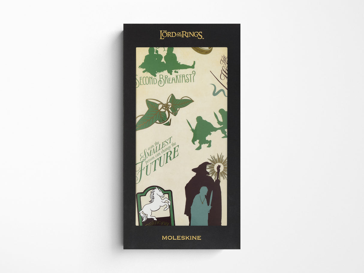 Moleskine and Lord of the Rings Stickers - 3 Sheet Set