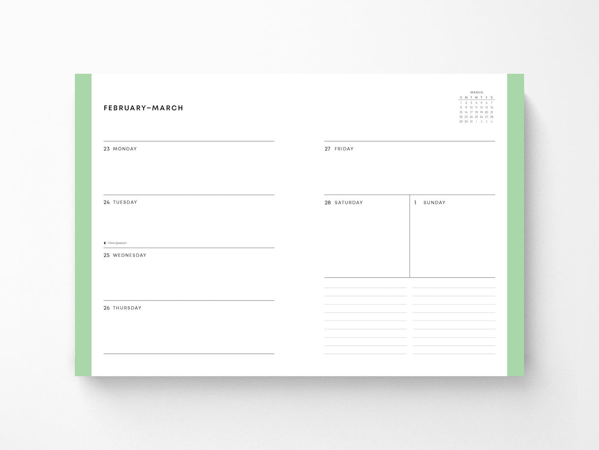 My Neighbor Totoro 2026 12-Month Weekly Planner