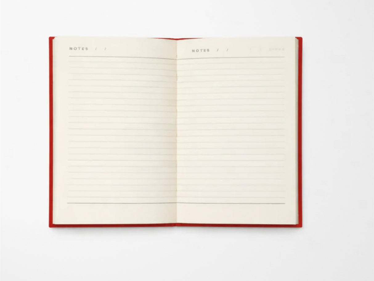 NEW! Notem BEA Notebook with Elastic Band - Small Red