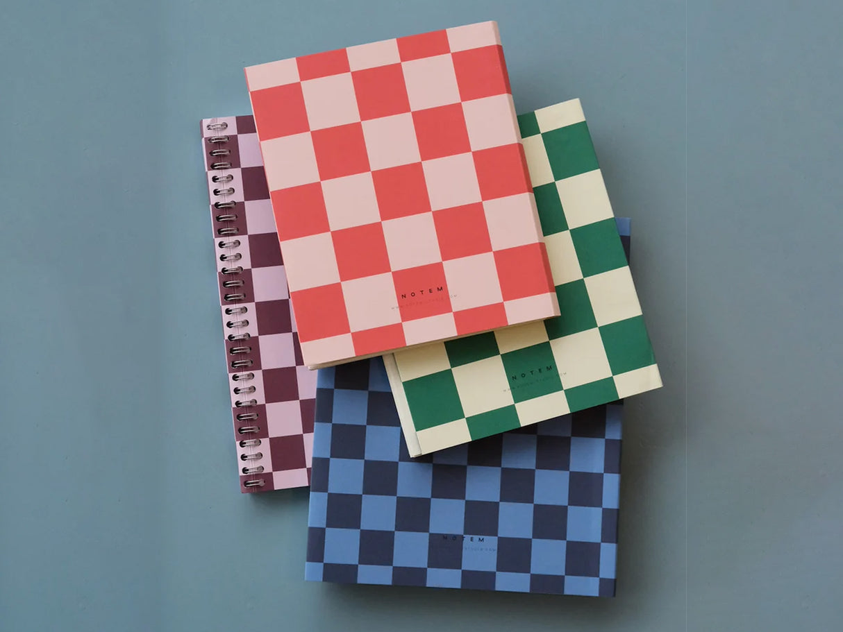 NEW! Notem NELA Journal - Medium Green Check