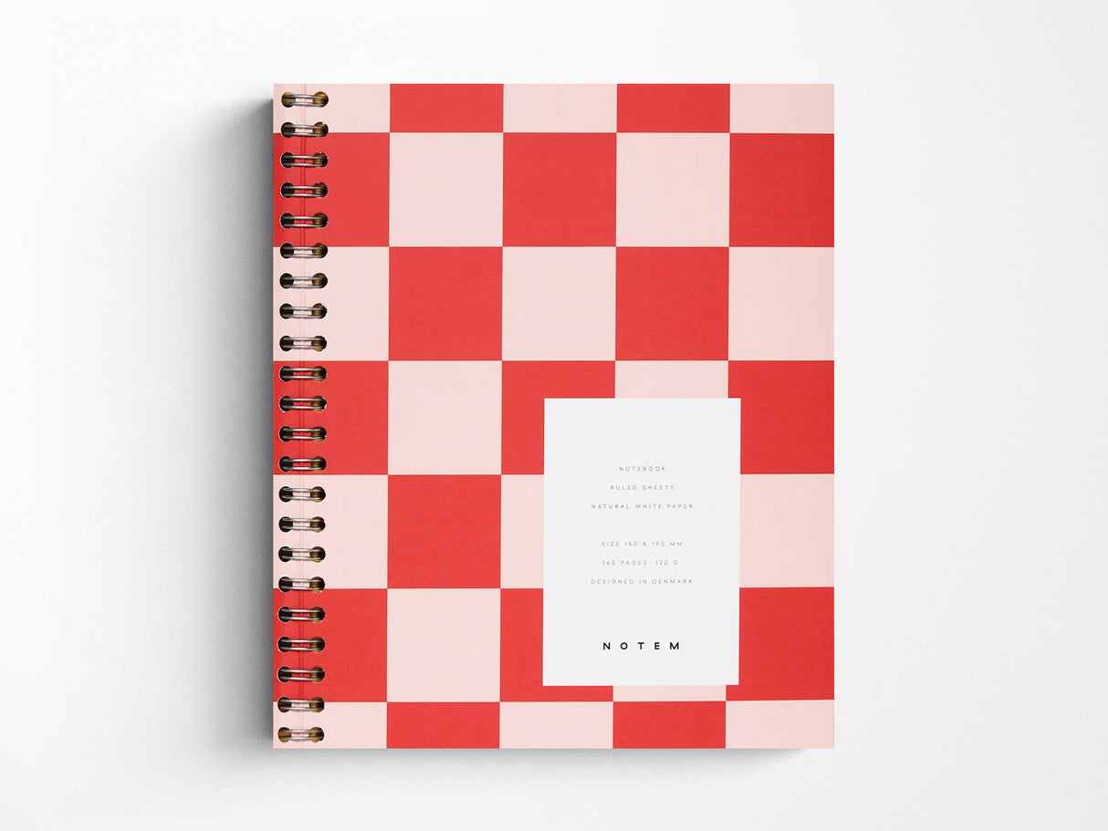 NEW! Notem NELA Journal - Medium Orange Check