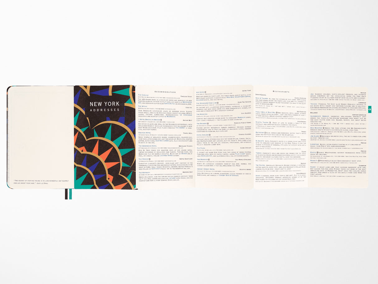 New York Travel Guide LUXE x Moleskine