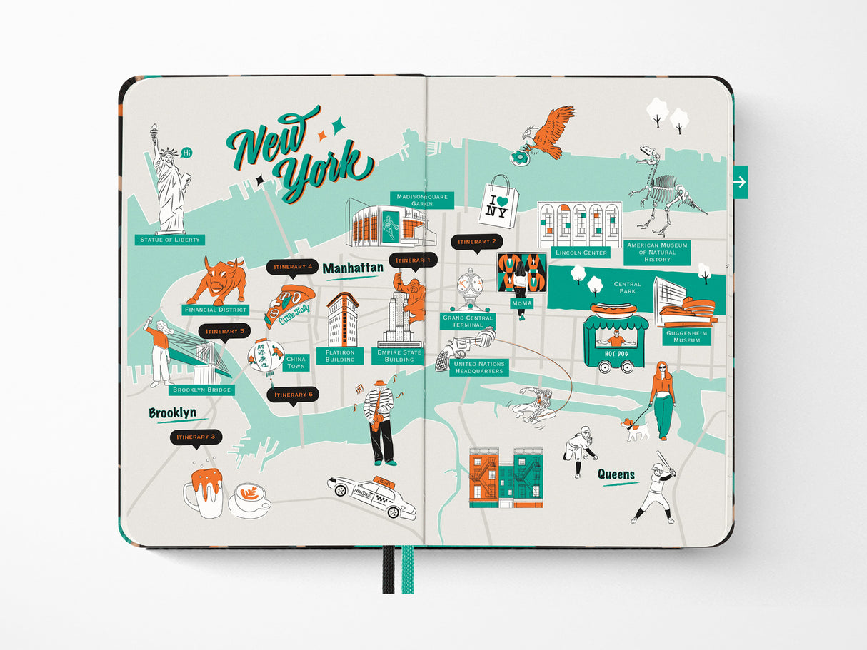 New York Travel Guide LUXE x Moleskine